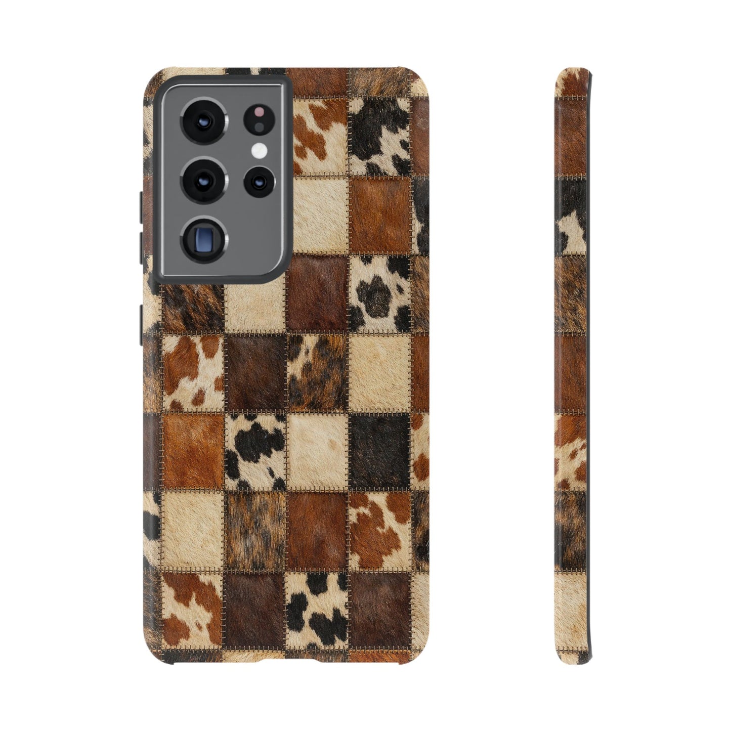 Cowhide Quilt Tough Case