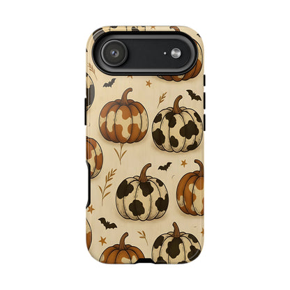 Cowhide Pumpkins Tough Phone Case