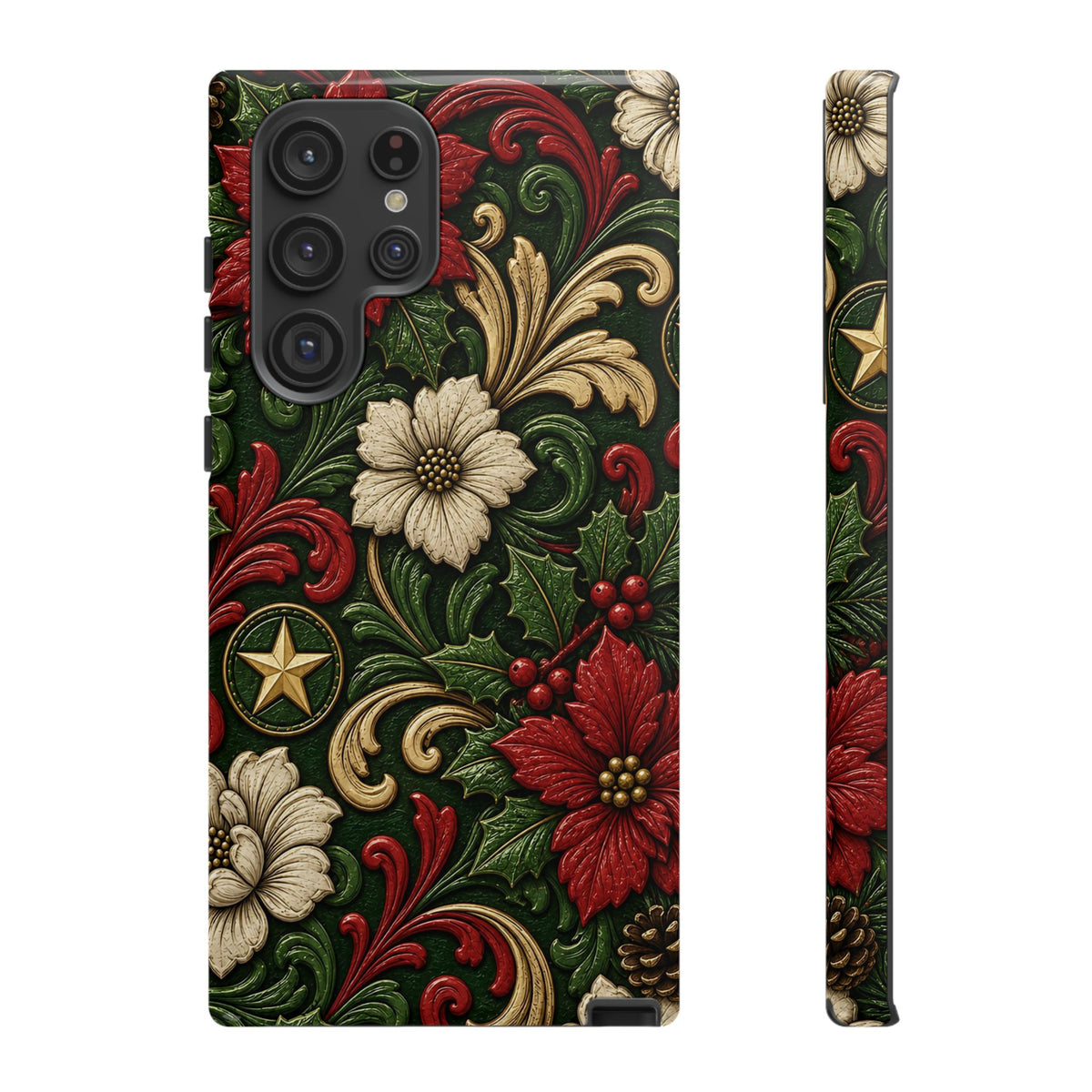 Tooled Christmas Stars Tough Case