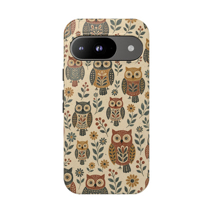 Folk Owls Tough Case