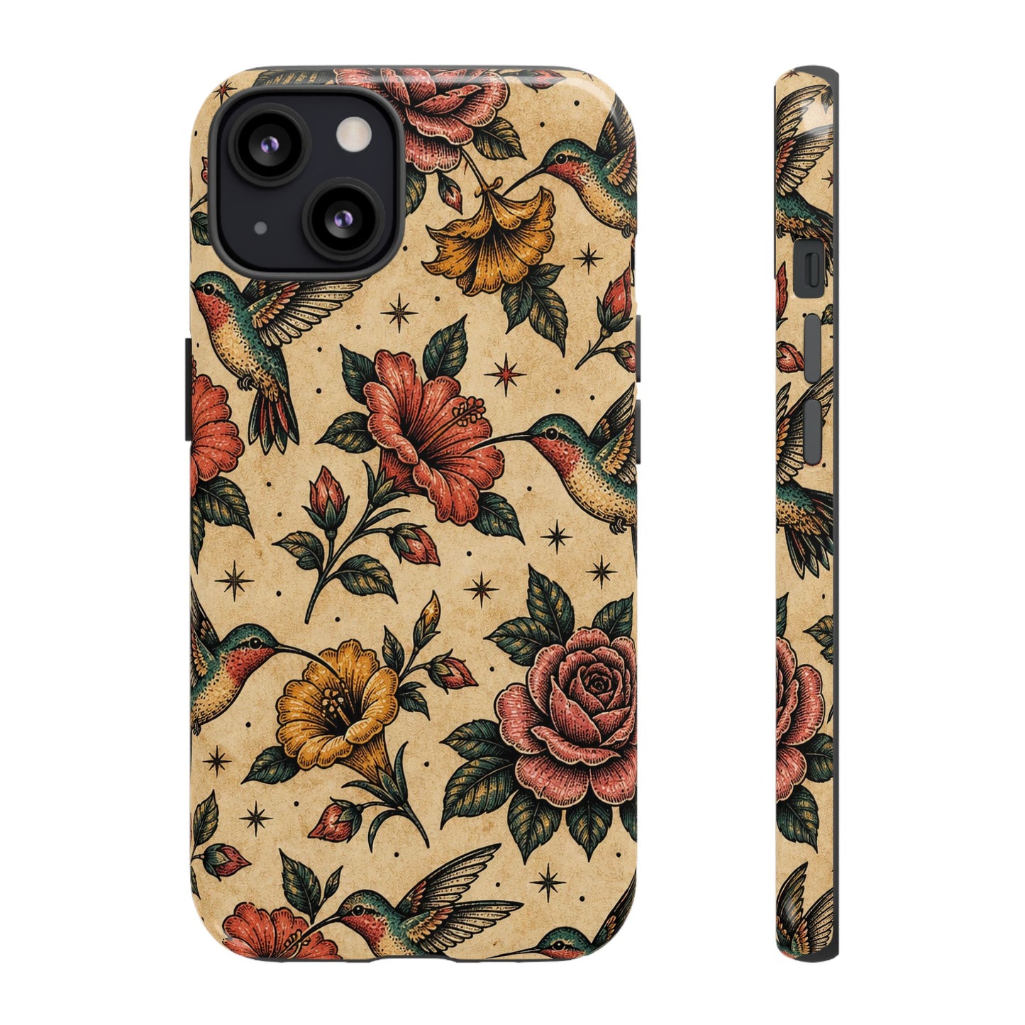 Hummingbird Rose Tough Case