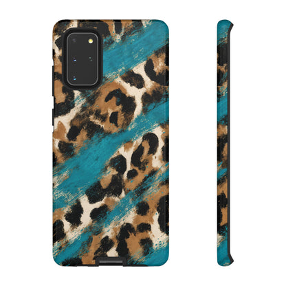 Turquoise Leopard Tough Case