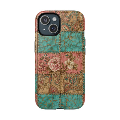 Turquoise Paisley Magnetic Case