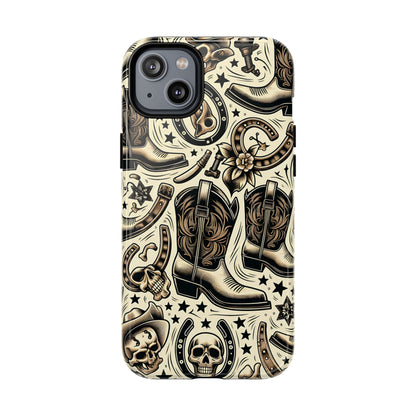 Skulls Boots Horseshoes Magnetic Case