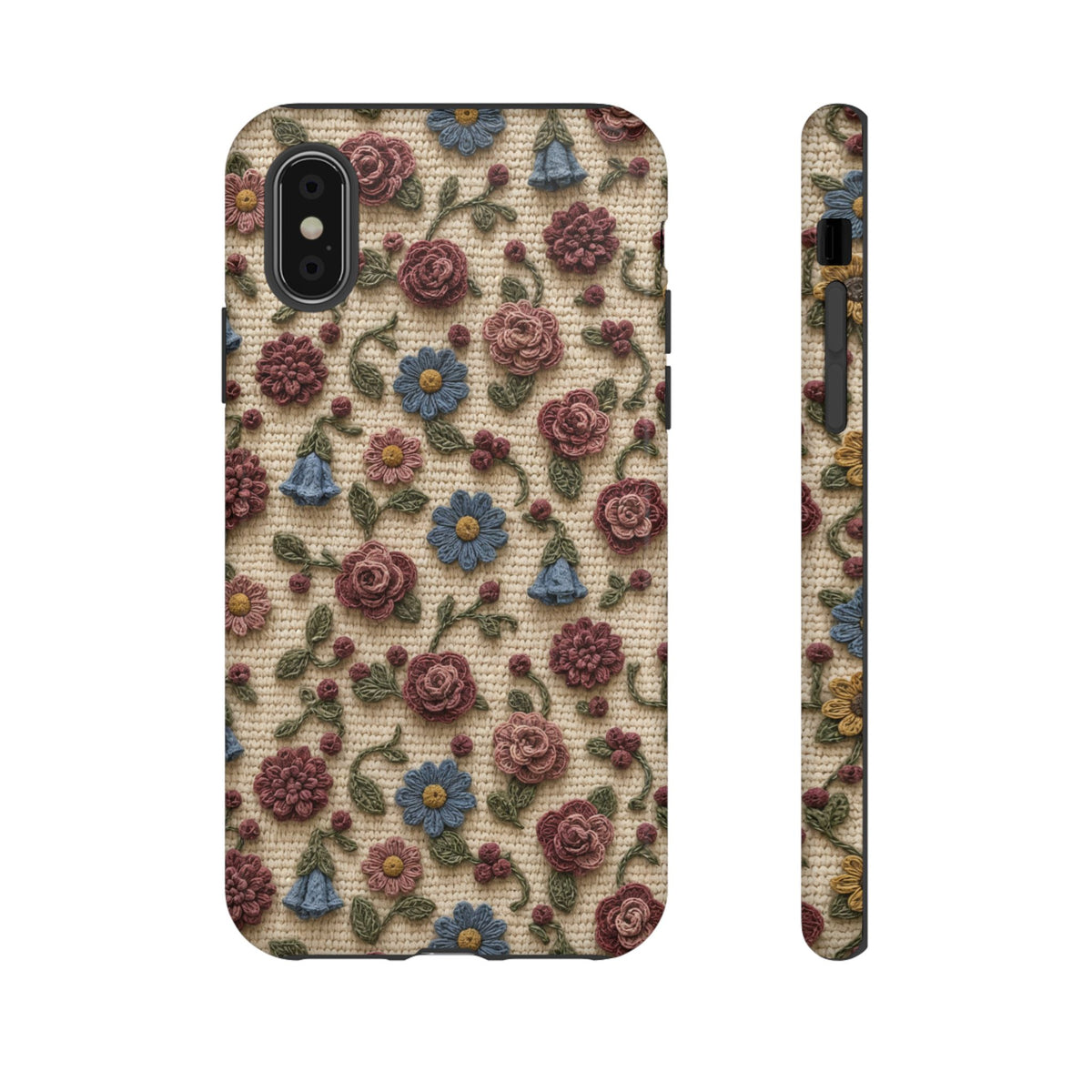Crochet Flower Garden Tough Case