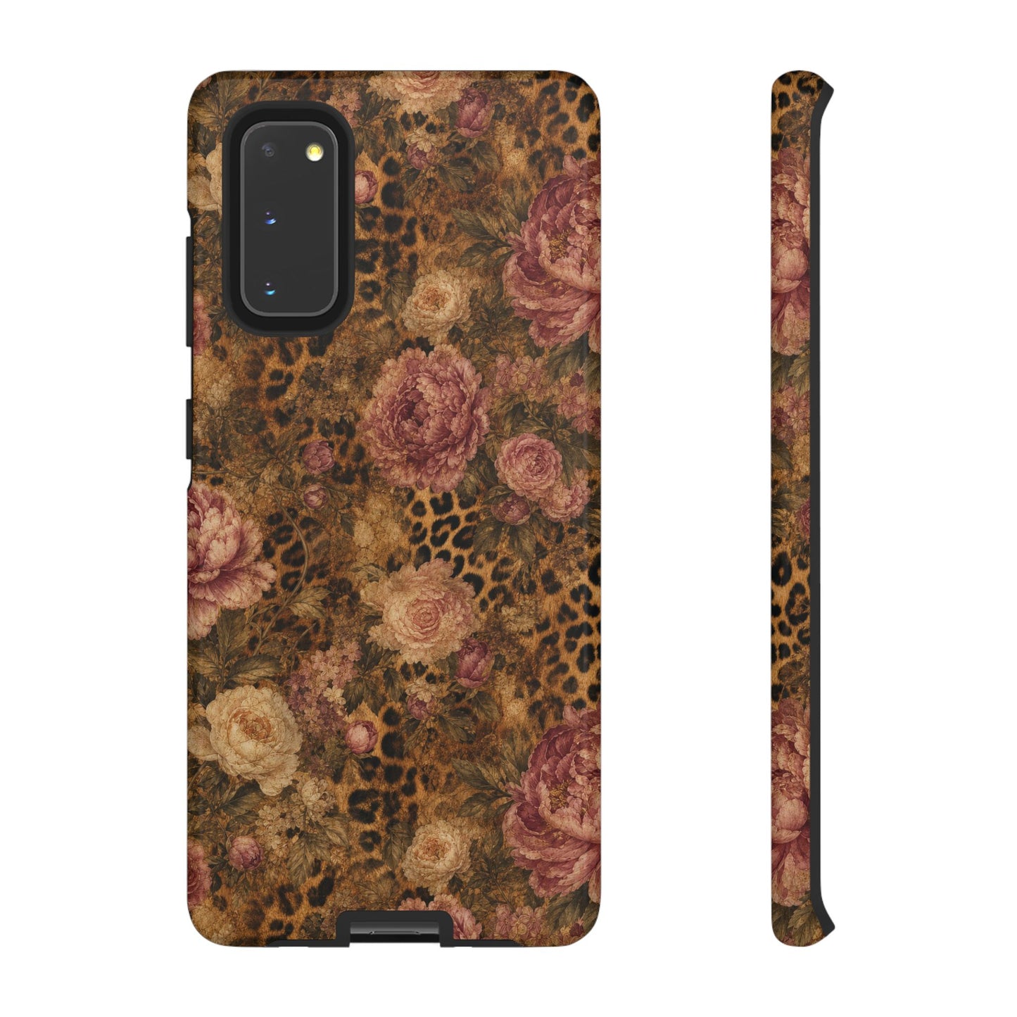 Leopard Floral Tough Case
