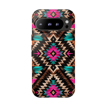 Neon Aztec Rug Tough Case