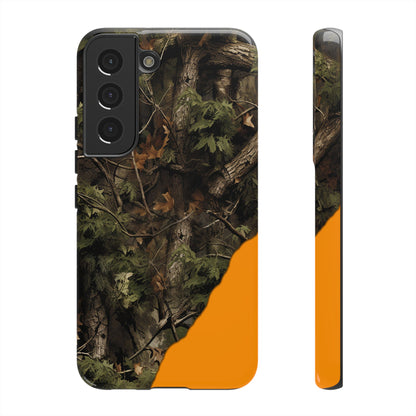 Torn Camo Orange Tough Case