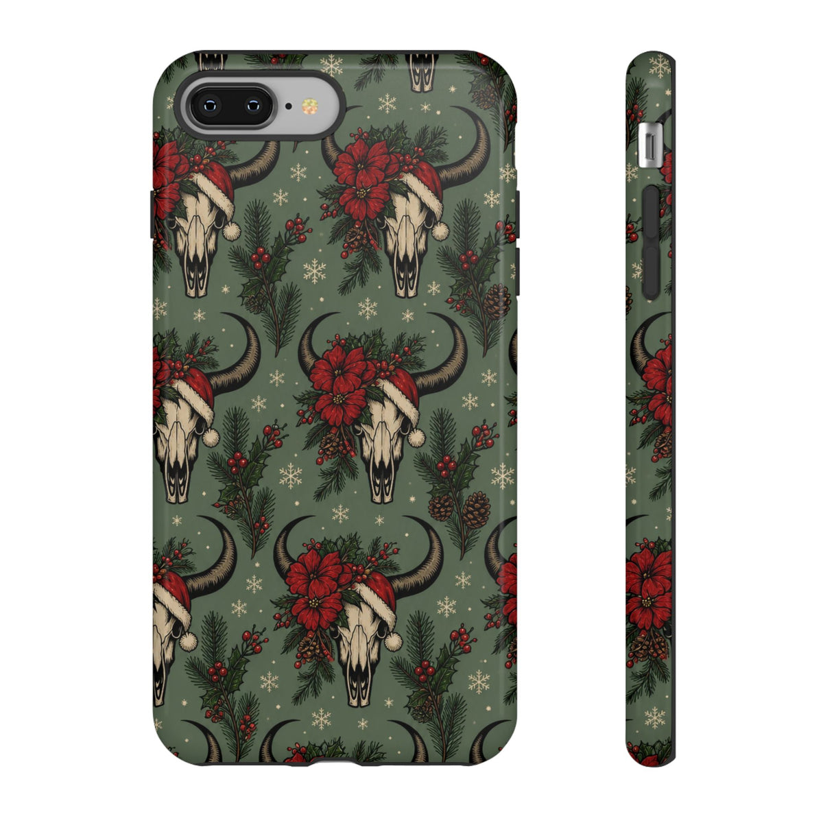 Santa Bull Skulls Tough Case