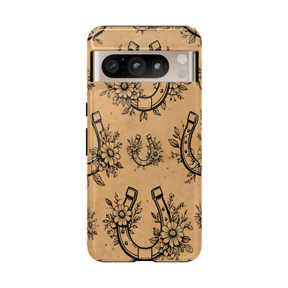 Floral Horseshoes Tough Case