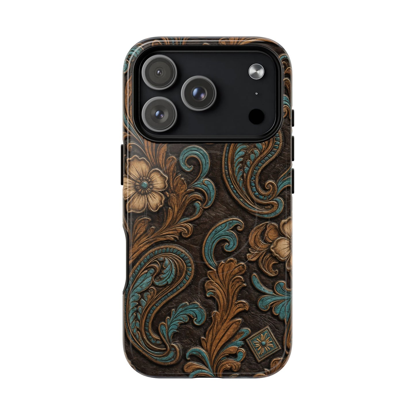 Tooled Paisley Magnetic Case