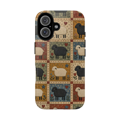 Sheep Quilt Tough Case