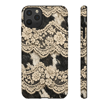 Cowhide Lace Tough Case