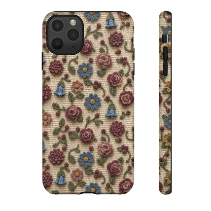 Crochet Flower Garden Tough Case