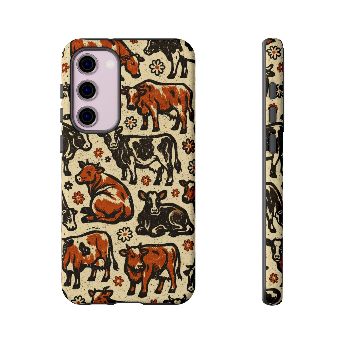 Retro Cows Tough Case