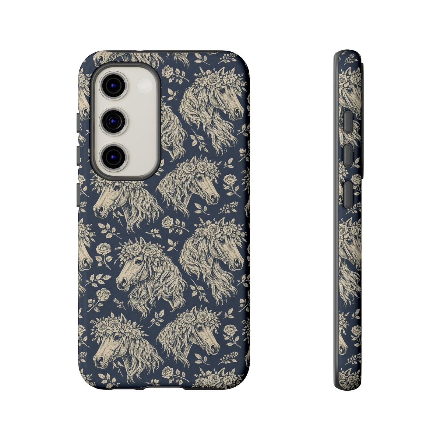 Floral Horses Tough Case
