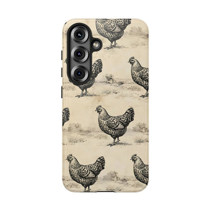 Vintage Chickens Tough Case