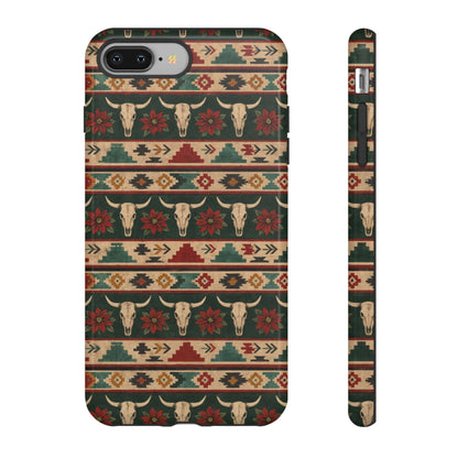 Skull Blanket Stripe Tough Case
