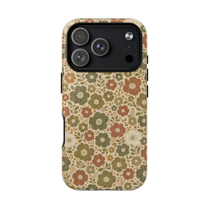 Retro Poppy Field Magnetic Case
