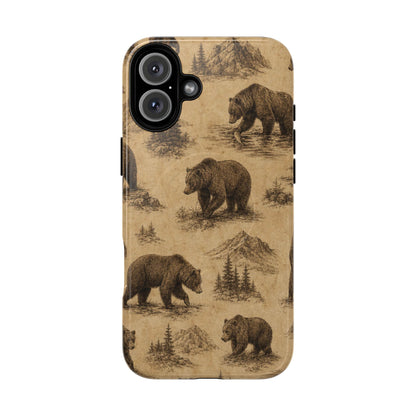 Vintage Bear Magnetic Case