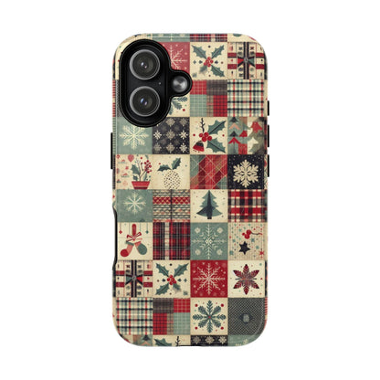 Christmas Quilt Magnetic Case