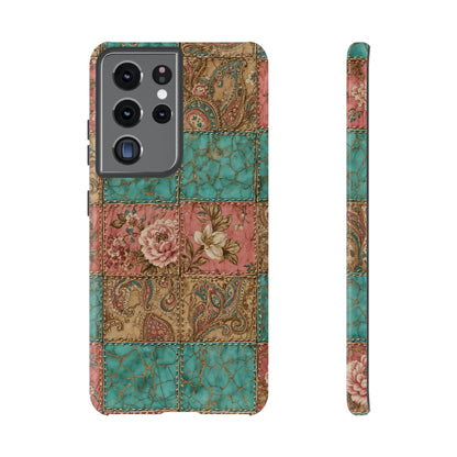 Turquoise Paisley Tough Case