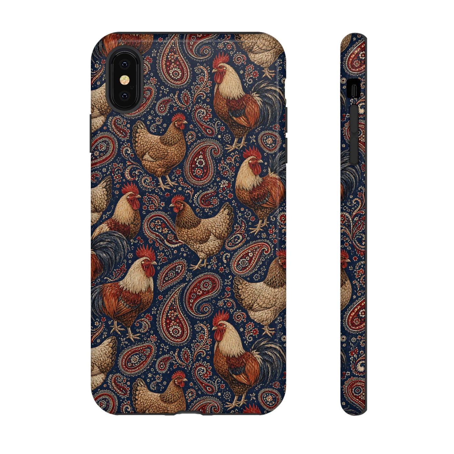 Patriotic Paisley Chickens Tough Case