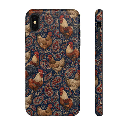 Patriotic Paisley Chickens Tough Case