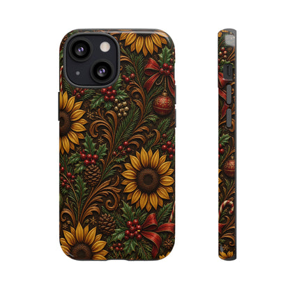 Christmas Sunflowers Tough Case