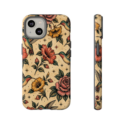 Hummingbird Rose Tough Case