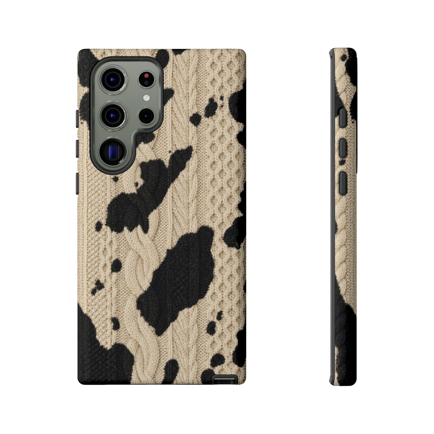 Cable Knit Cowhide Tough Case