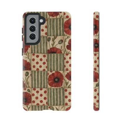 Poppy Patchwork Tough Case