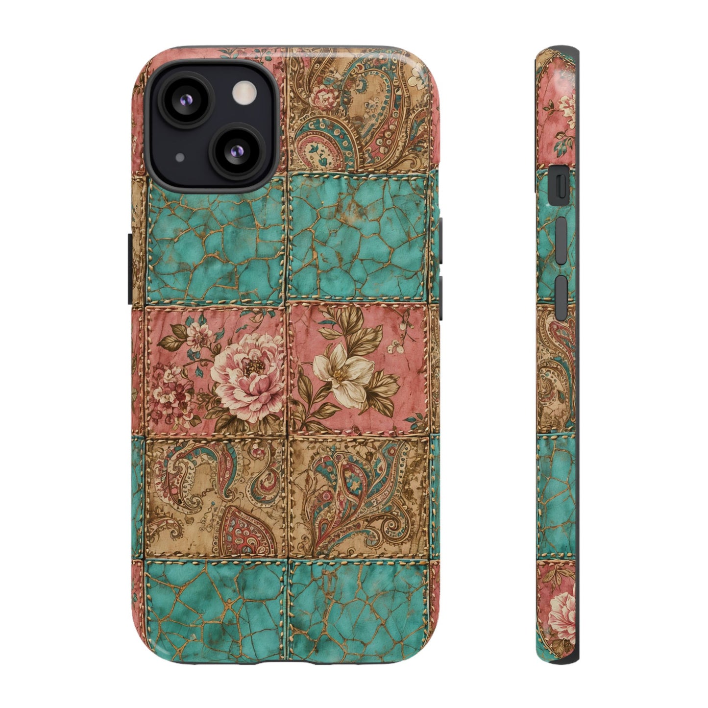 Turquoise Paisley Tough Case