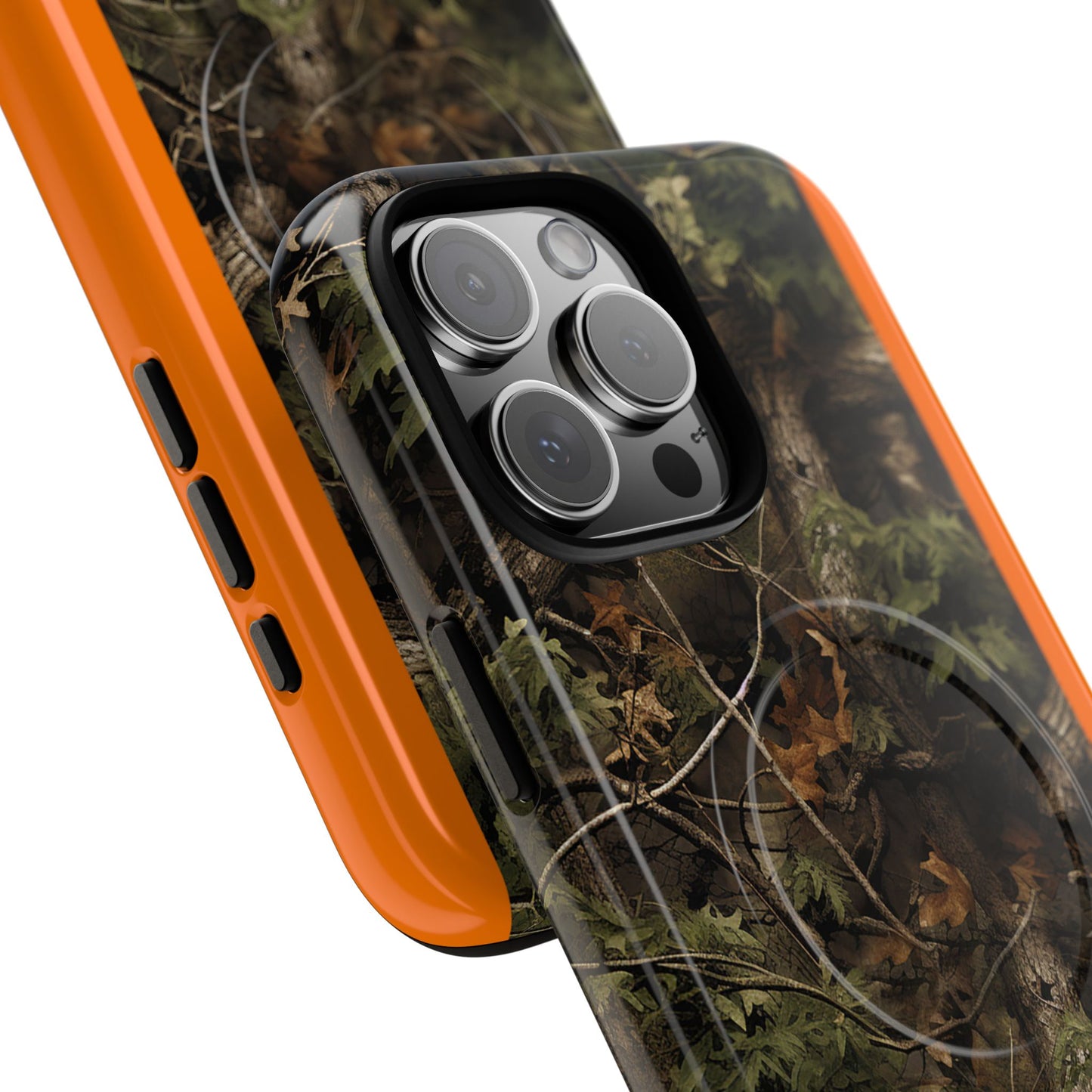 Hunting Camo Color-Block Magnetic Case