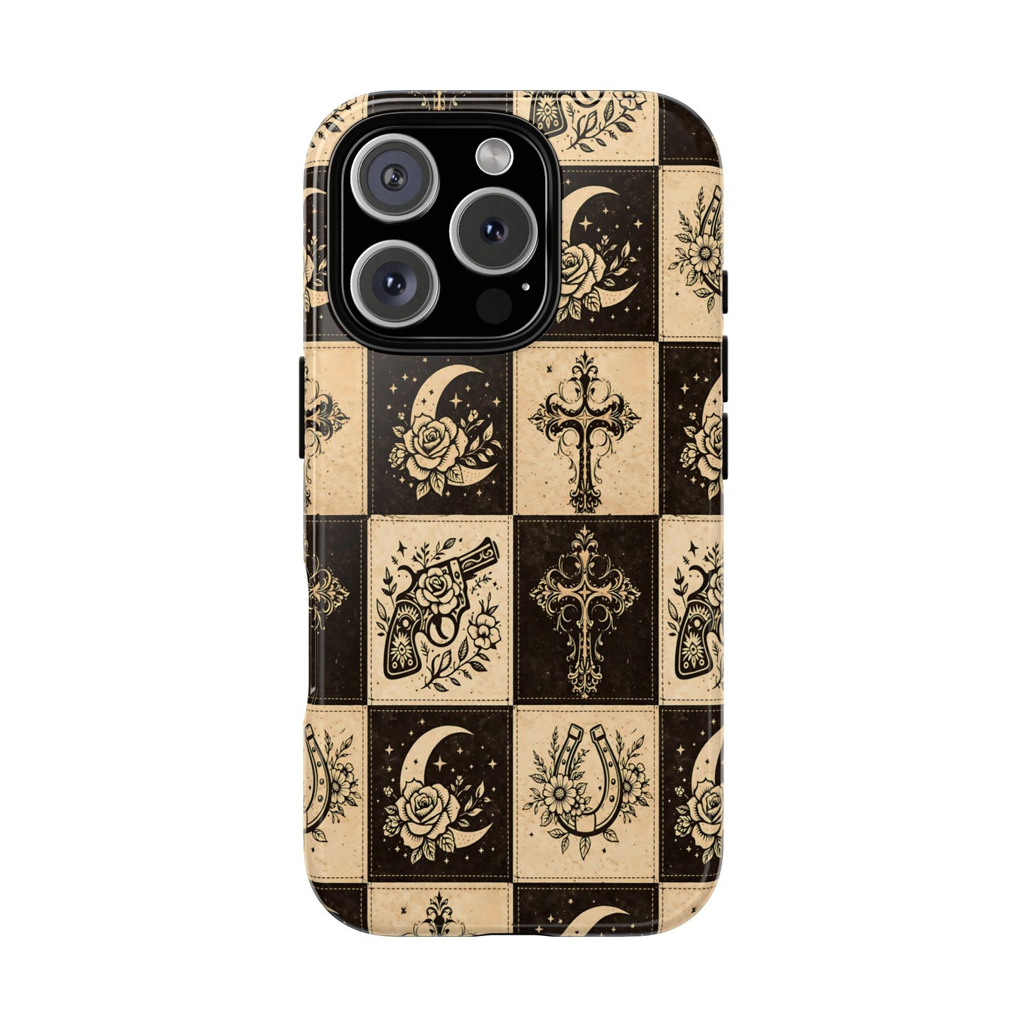 Western Patchwork Icons Tough Case