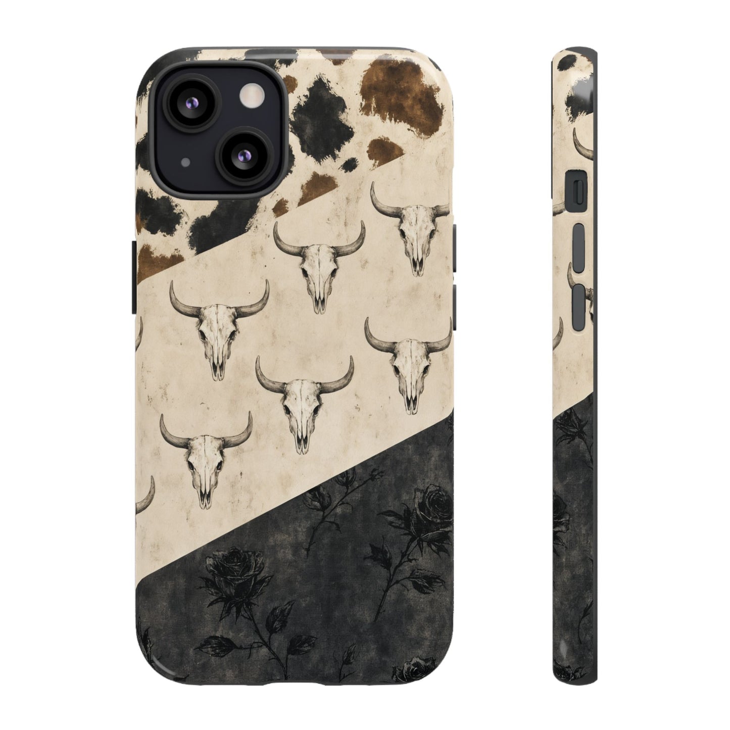 Bull Skull Rose Tough Case