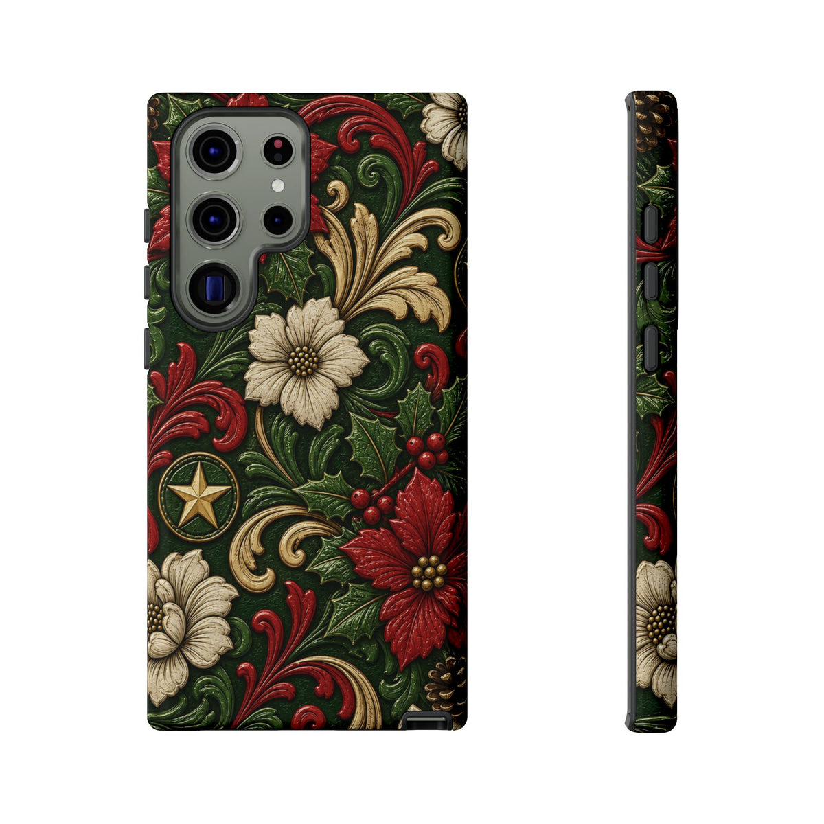Tooled Christmas Stars Tough Case