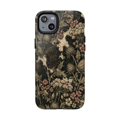 Cowhide Thistle Magnetic Case