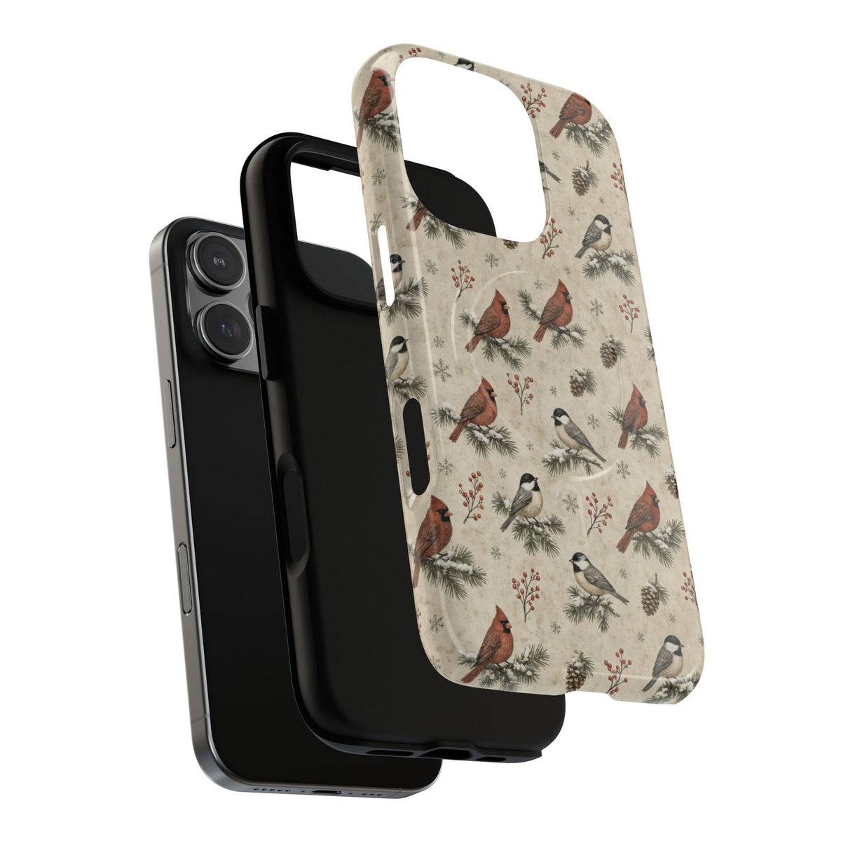 Cardinals And Chickadees Magnetic Case
