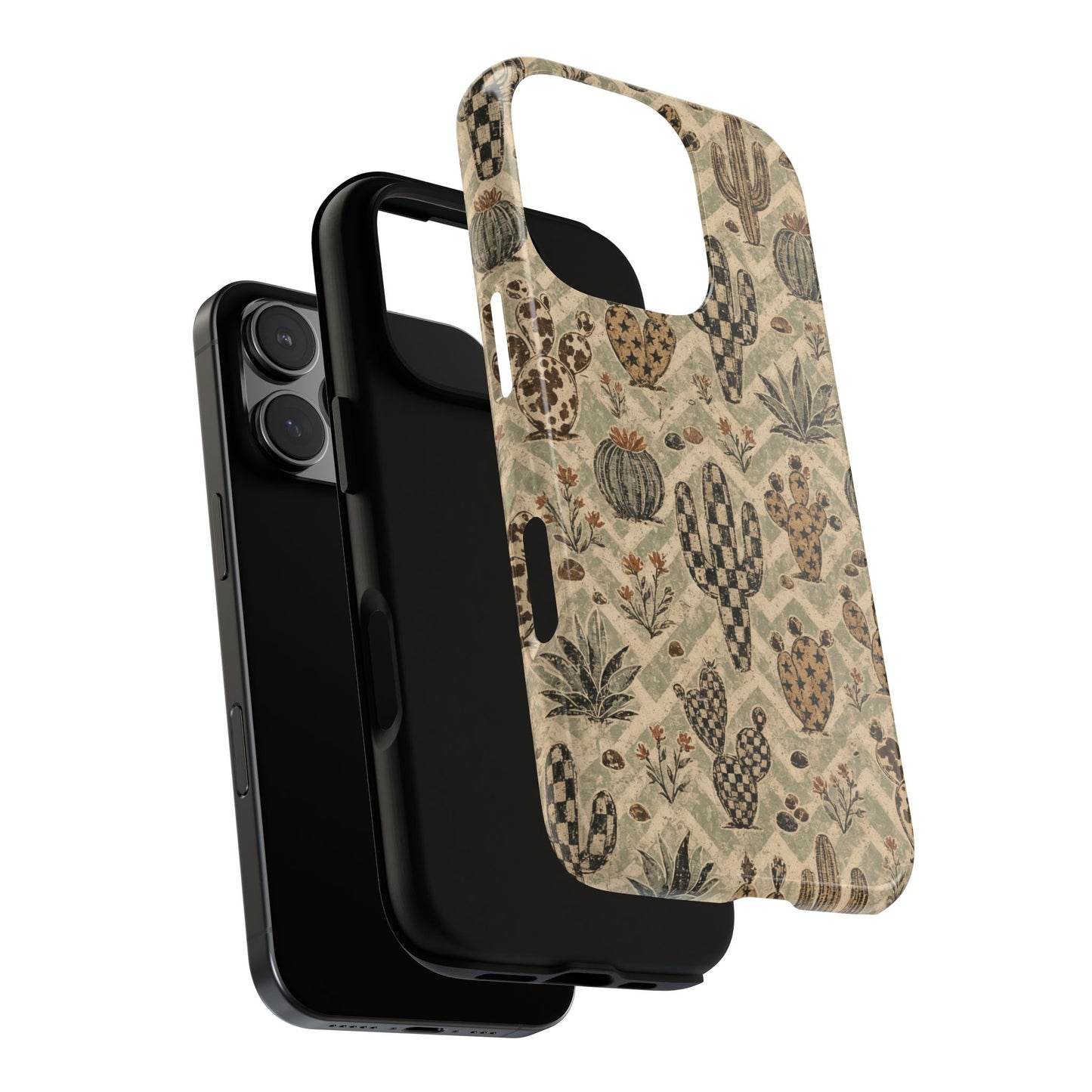 Checkered Cactus Tough Case