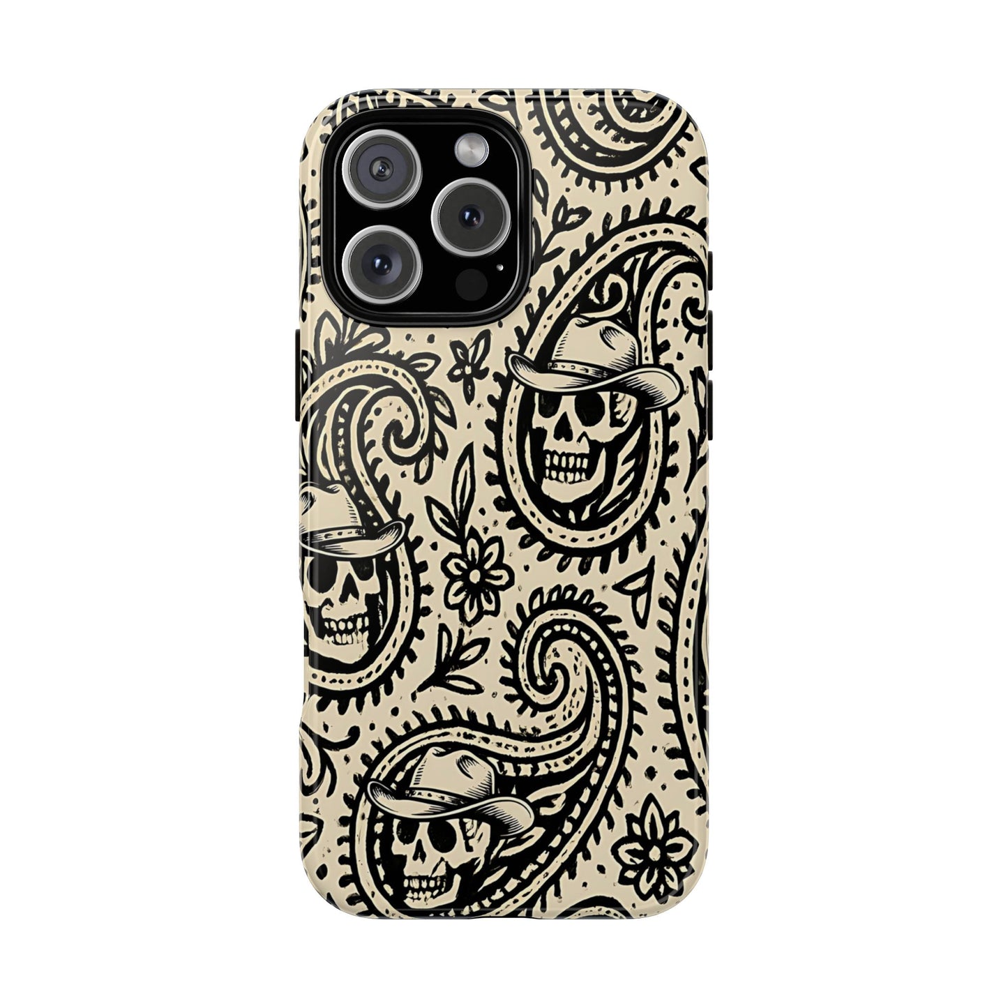 Cowboy Skull Paisley Tough Case