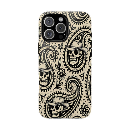 Cowboy Skull Paisley Tough Case