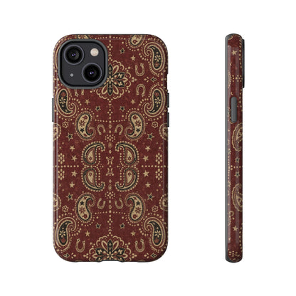 Burgundy Bandana Tough Case