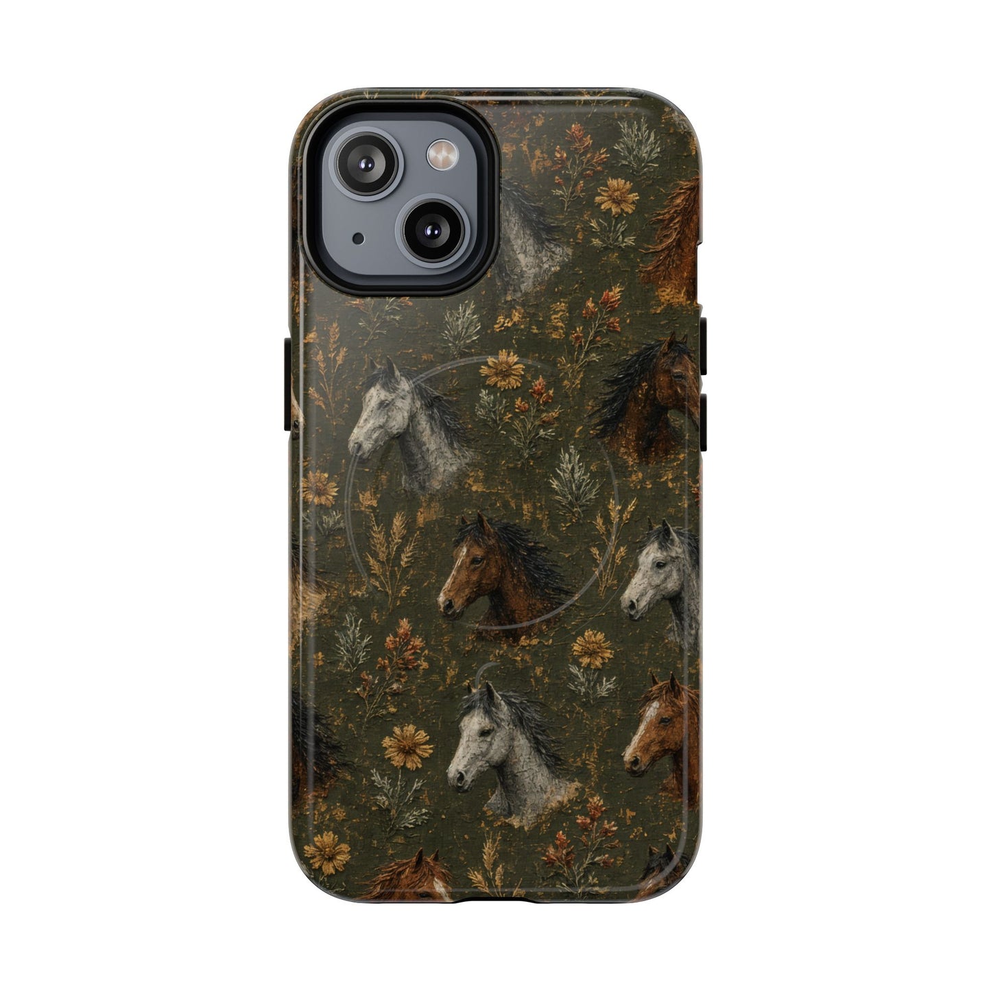 Autumn Horses Magnetic Case