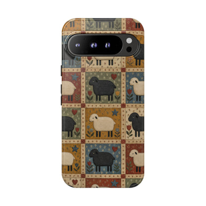 Sheep Quilt Tough Case