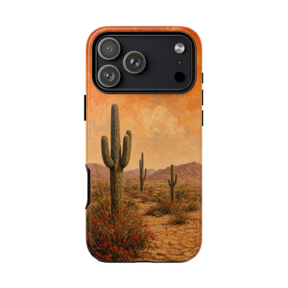 Sunset Cacti Tough Case
