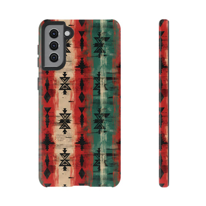 Christmas Grunge Aztec Tough Case