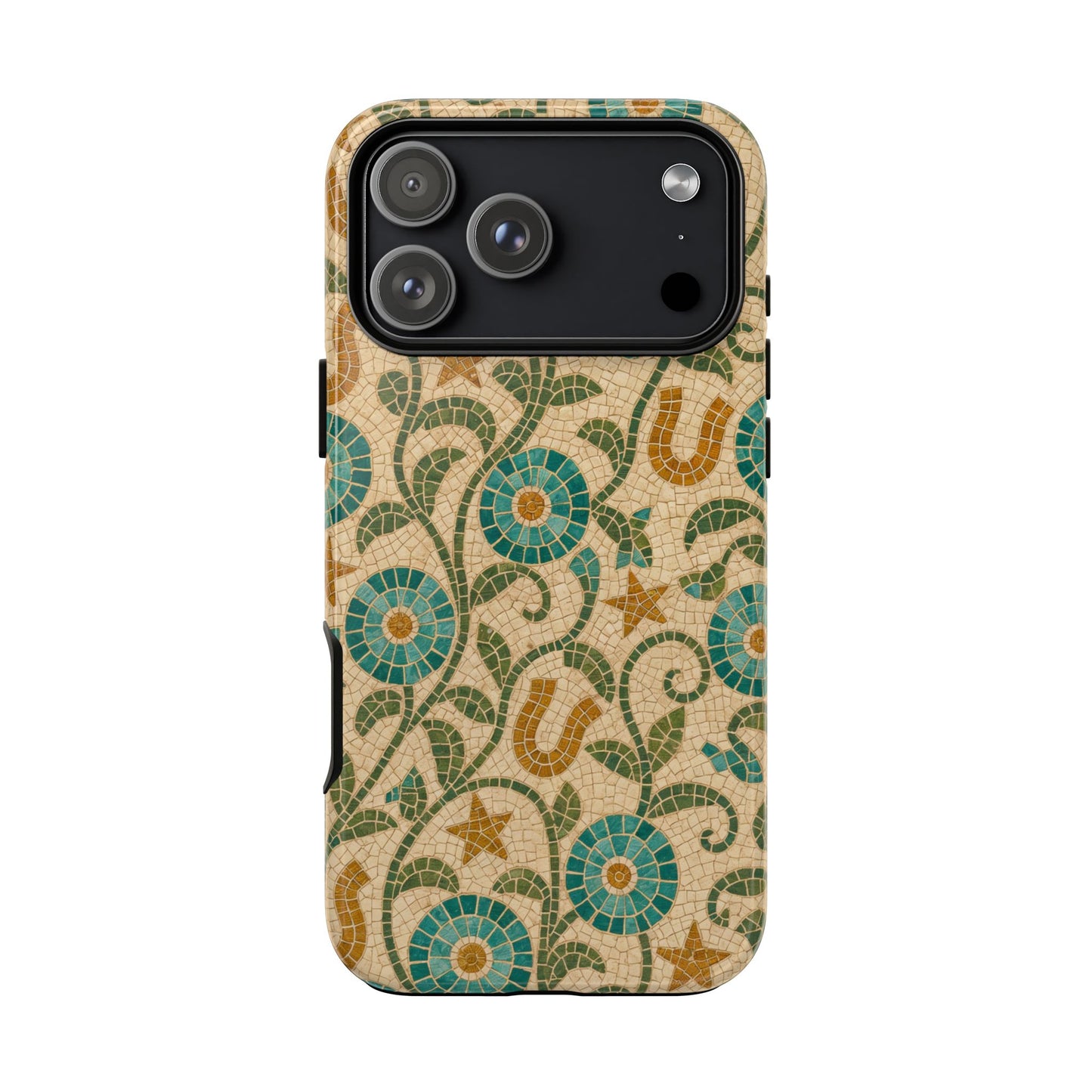 Turquoise Horseshoe Mosaic Tough Case
