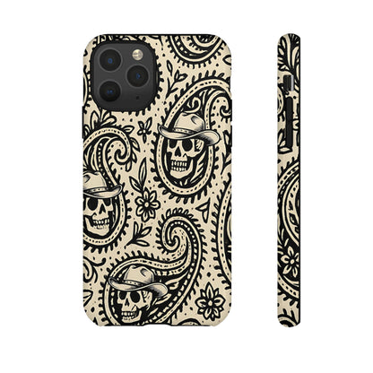 Cowboy Skull Paisley Tough Case