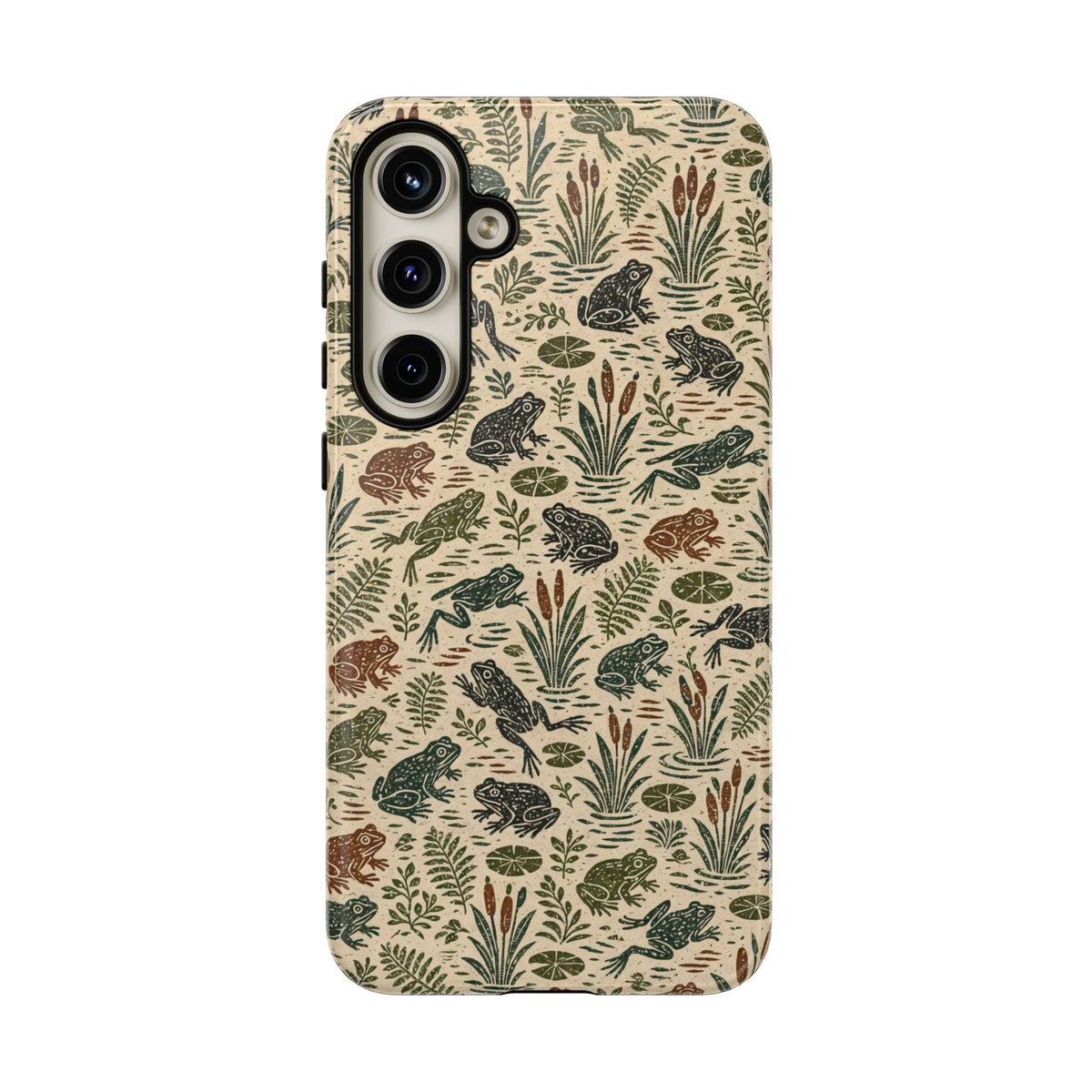 Linocut Frog Pond Tough Case